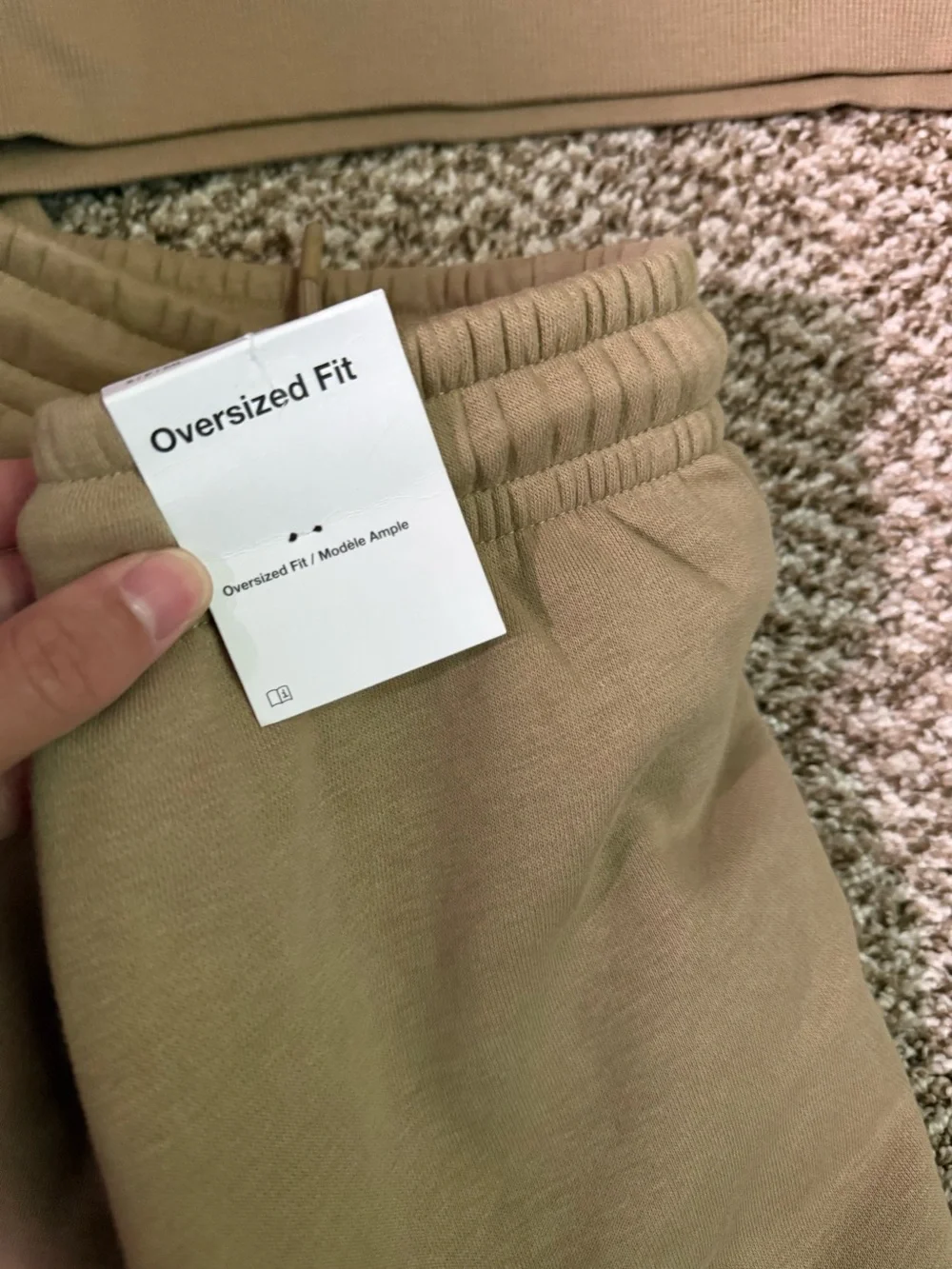 Jordan Brown/Tan Hoodie and Sweatpants Set